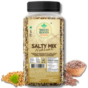 Salty Mix 200GM Roasted Indian Seeds and Spices Savory Mouth Freshener Mukhwas