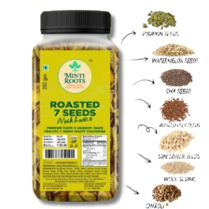 Roasted 7 Seeds 250GM Healthy Seed Mix Rich in Fiber Vitamins Minerals & Healthy Fats