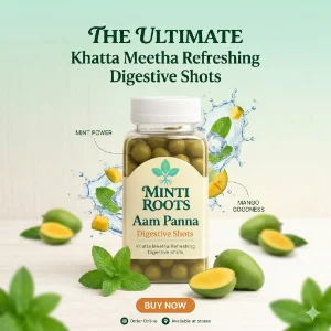 Aam Panna Digestive Shots | 350 Grams | Tangy Raw Mango Digestive Candy & Refreshing Mouth Freshener